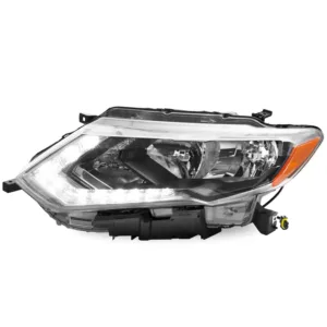 For 2017 2018 2019 Nissan Rogue 4Dr Halogen Left Driver Side Headlight w/LED DRL